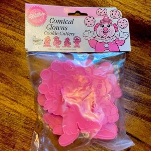 Vintage Never Used 1990 Wilton Comical Clowns Cookie Cutters